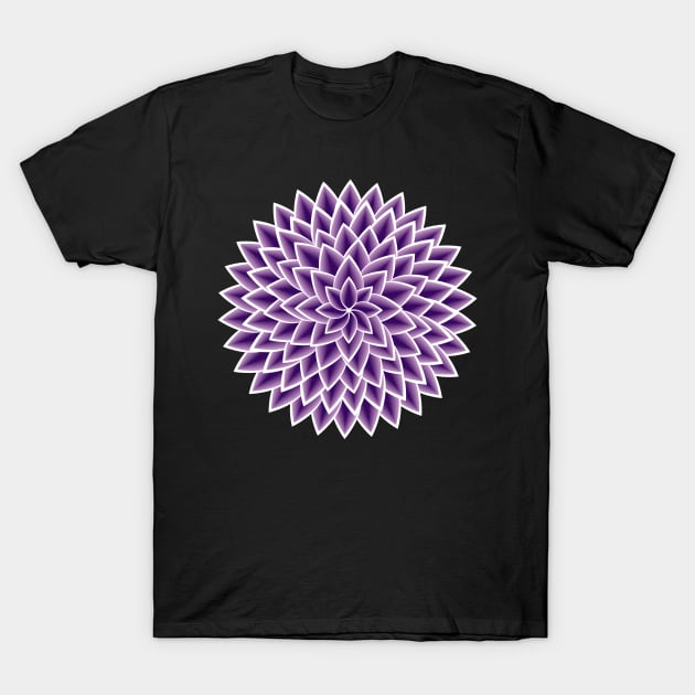 Floral Abstract Art T-Shirt by Designoholic